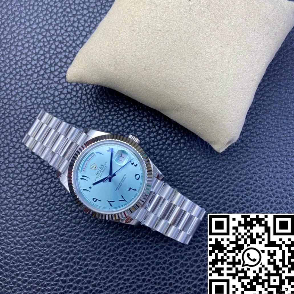 Blue Dial East Ice Customization Middle Date Rolex Day BP Factory 0312